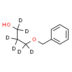 ChemSpider 2D Image | 3-(Benzyloxy)-1-(~2~H_6_)propanol | C10H8D6O2