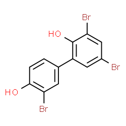 ChemSpider 2D Image | 3,3',5-Tribromo-2,4'-biphenyldiol | C12H7Br3O2