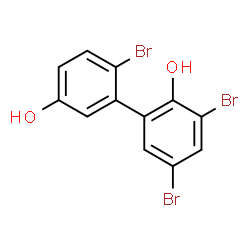 ChemSpider 2D Image | 3,5,6'-Tribromo-2,3'-biphenyldiol | C12H7Br3O2