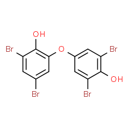 ChemSpider 2D Image | 2,6-Dibromo-4-(3,5-dibromo-2-hydroxyphenoxy)phenol | C12H6Br4O3