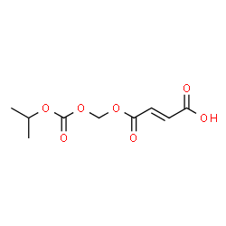 ChemSpider 2D Image | (2E)-4-{[(Isopropoxycarbonyl)oxy]methoxy}-4-oxo-2-butenoic acid | C9H12O7