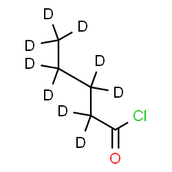 ChemSpider 2D Image | (~2~H_9_)Pentanoyl chloride | C5D9ClO