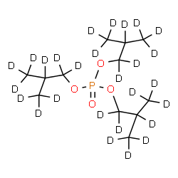 ChemSpider 2D Image | Tris[2-(~2~H_3_)methyl(~2~H_6_)propyl] phosphate | C12D27O4P