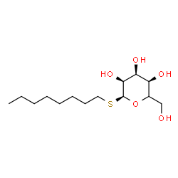 ChemSpider 2D Image | Octyl (5xi)-1-thio-alpha-L-ribo-hexopyranoside | C14H28O5S