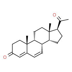 ChemSpider 2D Image | (9beta,14beta)-Pregna-4,6-diene-3,20-dione | C21H28O2