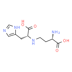 ChemSpider 2D Image | N-[(3S)-3-Amino-3-carboxypropyl]-D-histidine | C10H16N4O4