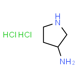 ChemSpider 2D Image | 3-Pyrrolidinamine dihydrochloride | C4H12Cl2N2