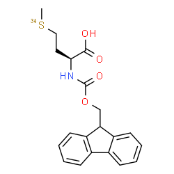 ChemSpider 2D Image | N-[(9H-Fluoren-9-ylmethoxy)carbonyl]-L-(~34~S)methionine | C20H21NO434S