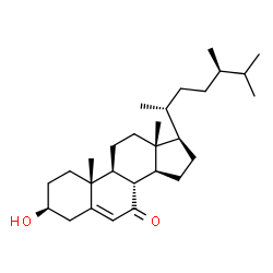 ChemSpider 2D Image | (3beta,24R)-3-Hydroxyergost-5-en-7-one | C28H46O2