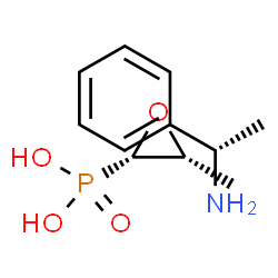 ChemSpider 2D Image | [(2S,3R)-3-Methyl-2-oxiranyl]phosphonic acid - (1S)-1-phenylethanamine (1:1) | C11H18NO4P