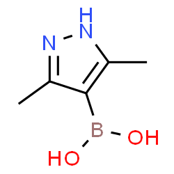ChemSpider 2D Image | (3,5-Dimethyl-1H-pyrazol-4-yl)boronic acid | C5H9BN2O2