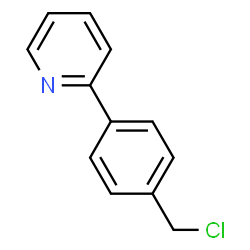 ChemSpider 2D Image | 2-[4-(Chloromethyl)phenyl]pyridine | C12H10ClN