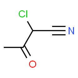 ChemSpider 2D Image | 2-Chloro-3-oxobutanenitrile | C4H4ClNO