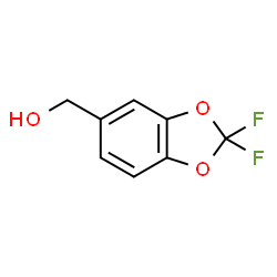 ChemSpider 2D Image | (2,2-Difluoro-1,3-benzodioxol-5-yl)methanol | C8H6F2O3