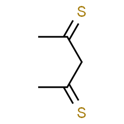 ChemSpider 2D Image | 2,4-Pentanedithione | C5H8S2