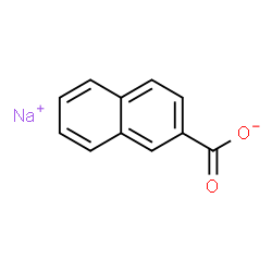 ChemSpider 2D Image | Sodium 2-naphthoate | C11H7NaO2