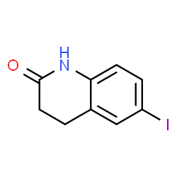 ChemSpider 2D Image | 3,4-Dihydro-6-iodo-2(1H)-quinolinone | C9H8INO