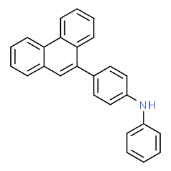 ChemSpider 2D Image | 4-(9-Phenanthryl)-N-phenylaniline | C26H19N