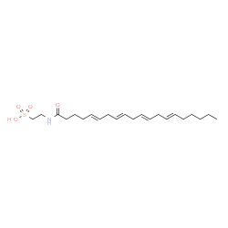 ChemSpider 2D Image | 2-[(5E,8E,11E,14E)-5,8,11,14-Icosatetraenoylamino]ethanesulfonic acid | C22H37NO4S