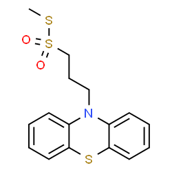 ChemSpider 2D Image | S-Methyl 3-(10H-phenothiazin-10-yl)-1-propanesulfonothioate | C16H17NO2S3