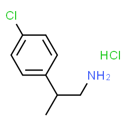 ChemSpider 2D Image | p-Chloro-beta-methylphenethylamine hydrochloride | C9H13Cl2N