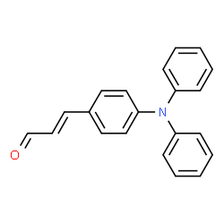 ChemSpider 2D Image | (2E)-3-[4-(Diphenylamino)phenyl]acrylaldehyde | C21H17NO