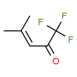 ChemSpider 2D Image | 1,1,1-Trifluoro-4-methyl-3-penten-2-one | C6H7F3O