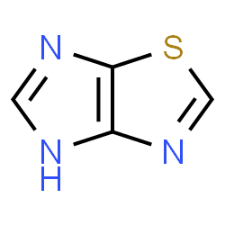 ChemSpider 2D Image | 6H-Imidazo[4,5-d][1,3]thiazole | C4H3N3S