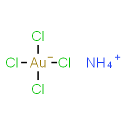 ChemSpider 2D Image | Ammonium chloroaurate | H4AuCl4N