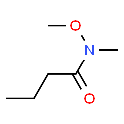 ChemSpider 2D Image | N-Methoxy-N-methylbutanamide | C6H13NO2