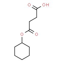 ChemSpider 2D Image | 4-(Cyclohexyloxy)-4-oxobutanoic acid | C10H16O4