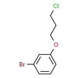ChemSpider 2D Image | 1-Bromo-3-(3-chloropropoxy)benzene | C9H10BrClO