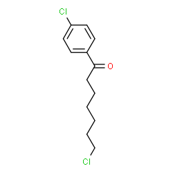 ChemSpider 2D Image | 7-Chloro-1-(4-chlorophenyl)-1-heptanone | C13H16Cl2O