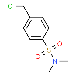 ChemSpider 2D Image | 4-(Chloromethyl)-N,N-dimethylbenzenesulfonamide | C9H12ClNO2S