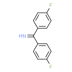 ChemSpider 2D Image | 1,1-Bis(4-fluorophenyl)methanimine | C13H9F2N