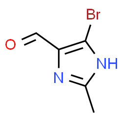 ChemSpider 2D Image | 4-Bromo-2-methyl-1H-imidazole-5-carbaldehyde | C5H5BrN2O