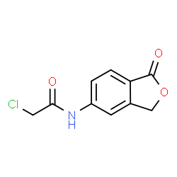 ChemSpider 2D Image | 2-Chloro-N-(1-oxo-1,3-dihydro-2-benzofuran-5-yl)acetamide | C10H8ClNO3