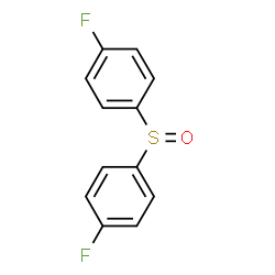 ChemSpider 2D Image | Bis(4-fluorophenyl)sulfoxide | C12H8F2OS