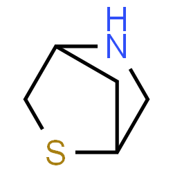 ChemSpider 2D Image | 2-Thia-5-azabicyclo[2.2.1]heptane | C5H9NS