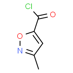 ChemSpider 2D Image | 3-Methyl-1,2-oxazole-5-carbonyl chloride | C5H4ClNO2