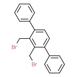 ChemSpider 2D Image | 2',3'-Bis(bromomethyl)-1,1':4',1''-terphenyl | C20H16Br2