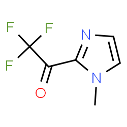 ChemSpider 2D Image | 2,2,2-Trifluoro-1-(1-methyl-1H-imidazol-2-yl)ethanone | C6H5F3N2O