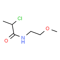 ChemSpider 2D Image | 2-Chloro-N-(2-methoxyethyl)propanamide | C6H12ClNO2
