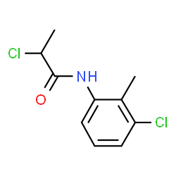 ChemSpider 2D Image | 2-Chloro-N-(3-chloro-2-methylphenyl)propanamide | C10H11Cl2NO