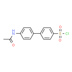 ChemSpider 2D Image | 4'-Acetamido-4-biphenylsulfonyl chloride | C14H12ClNO3S