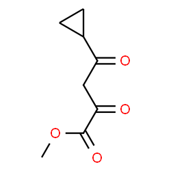 ChemSpider 2D Image | Methyl 4-cyclopropyl-2,4-dioxobutanoate | C8H10O4