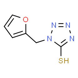 ChemSpider 2D Image | 1-(2-furylmethyl)-1H-tetrazole-5-thiol | C6H6N4OS