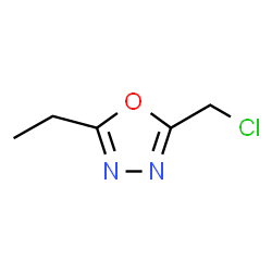 ChemSpider 2D Image | 2-(Chloromethyl)-5-ethyl-1,3,4-oxadiazole | C5H7ClN2O