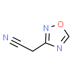 ChemSpider 2D Image | 1,2,4-Oxadiazol-3-ylacetonitrile | C4H3N3O