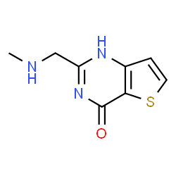 ChemSpider 2D Image | 2-Methylaminomethyl-3H-thieno[3,2-d]pyrimidin-4-one | C8H9N3OS